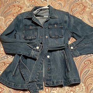 NWT BlankNYC belted jean jacket